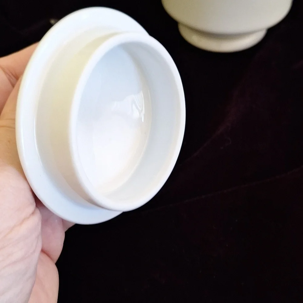 WHITE SUGAR BOWL